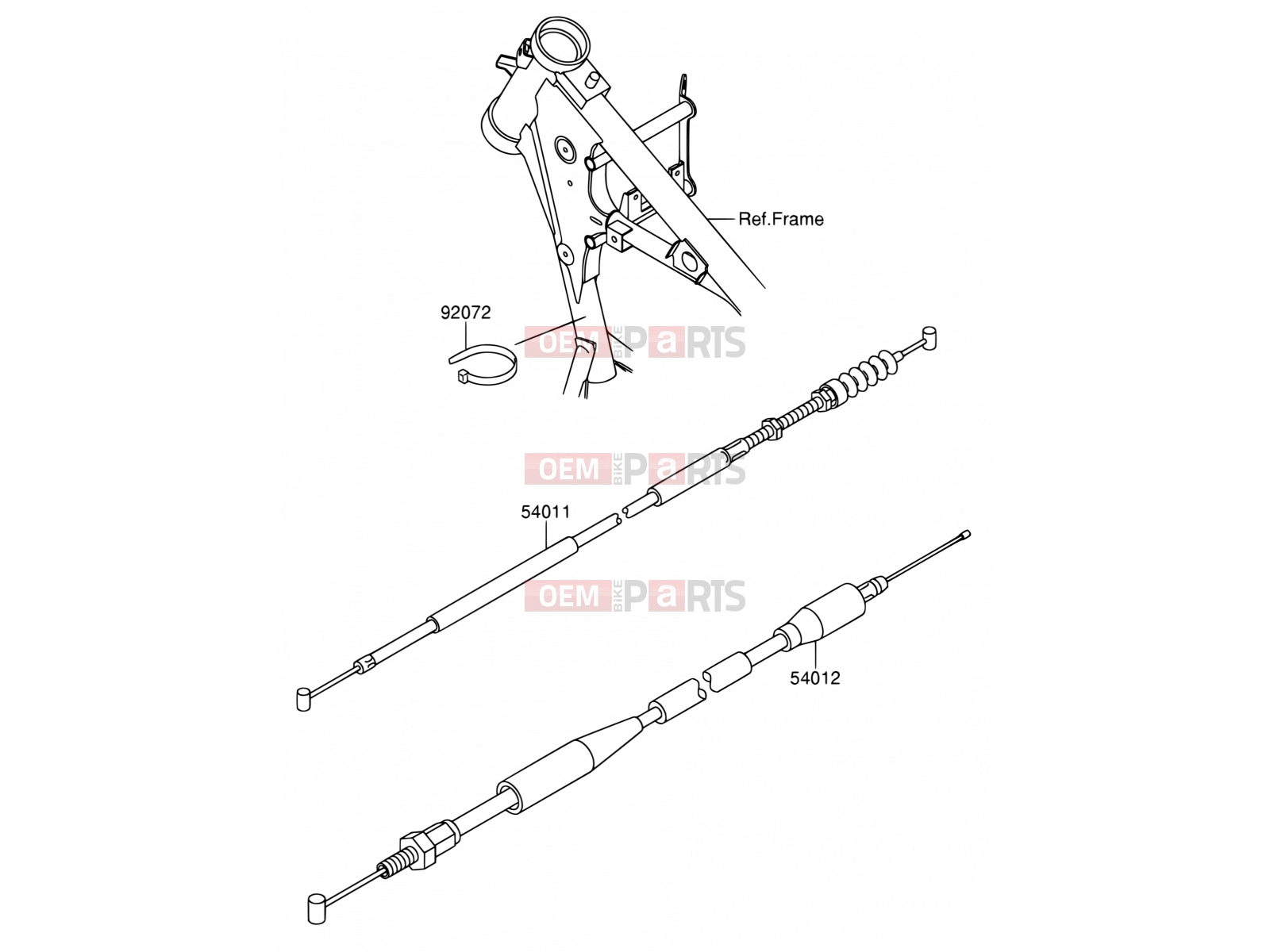 36 - CABLE - Suzuki RM65 K4 (2004) (E24)