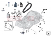 BMW Motorrad BMW 2011 C-Models C 650 GT (0133, 0134) Engine oil / maintenance service
