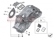 BMW Motorrad BMW 2011 C-Models C 650 GT (0133, 0134) Engine housing, rear
