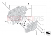 BMW Motorrad BMW 2011 C-Models C 650 GT (0133, 0134) Engine housing mounting parts