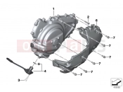 BMW Motorrad BMW 2011 C-Models C 650 GT (0133, 0134) Engine housing cover, left