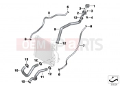 BMW Motorrad BMW 2011 C-Models C 650 GT (0133, 0134) Coolant lines