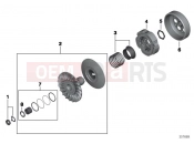 BMW Motorrad BMW 2011 C-Models C 650 GT (0133, 0134) Variator, driven