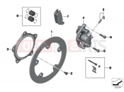 BMW Motorrad BMW 2011 C-Models C 650 GT (0133, 0134) Front wheel brake