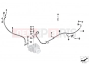 BMW Motorrad BMW 2011 C-Models C 650 GT (0133, 0134) Brake pipe rear ABS