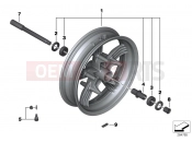 BMW Motorrad BMW 2011 C-Models C 650 GT (0133, 0134) Front wheel
