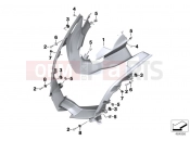 BMW Motorrad BMW 2011 C-Models C 650 GT (0133, 0134) Headlight bracket