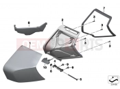 BMW Motorrad BMW 2011 C-Models C 650 GT (0133, 0134) Stowage compartment, center console