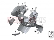 BMW Motorrad BMW 2011 C-Models C 650 GT (0133, 0134) Leg shield, upper