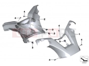 BMW Motorrad BMW 2011 C-Models C 650 GT (0133, 0134) Handlebar cover