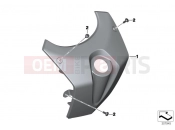 BMW Motorrad BMW 2011 C-Models C 650 GT (0133, 0134) Center fairing panel