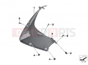 BMW Motorrad BMW 2011 C-Models C 650 GT (0133, 0134) Fairing side panel, front