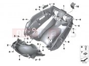 BMW Motorrad BMW 2011 C-Models C 650 GT (0133, 0134) Luggage compartment floor
