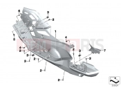 BMW Motorrad BMW 2011 C-Models C 650 GT (0133, 0134) Footboards