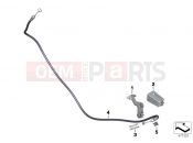 BMW Motorrad BMW 2011 C-Models C 650 GT (0133, 0134) Latch mechanism, storage bin, left