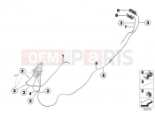 BMW Motorrad BMW 2011 C-Models C 650 GT (0133, 0134) Bowden cables