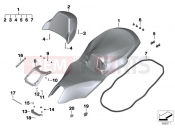 BMW Motorrad BMW 2011 C-Models C 650 GT (0133, 0134) Bench seat