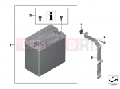 BMW Motorrad BMW 2011 C-Models C 650 GT (0133, 0134) Battery AGM