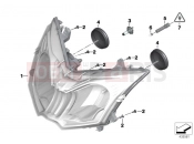 BMW Motorrad BMW 2011 C-Models C 650 GT (0133, 0134) Headlight