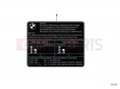 BMW Motorrad BMW 2011 C-Models C 650 GT (0133, 0134) Label 