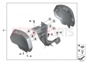 BMW Motorrad BMW 2011 C-Models C 650 GT (0133, 0134) Backrest