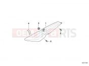 BMW Motorrad BMW 2002 R-Models 4V R 850 R 94 (0401,0406) Tail trim