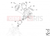 Throttle Housing Assy - BMW Motorrad C1 (0191) 2003