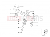 Upper fork cross brace - BMW Motorrad C1 (0191) 2003