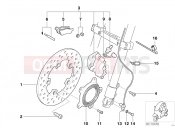 Front wheel brake - BMW Motorrad C1 (0191) 2003