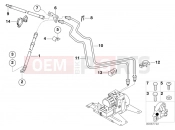 Brake pipe front ABS - BMW Motorrad C1 (0191) 2003
