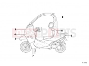 Primed parts - BMW Motorrad C1 (0191) 2003