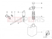 Windshield cleaning container - BMW Motorrad C1 (0191) 2003