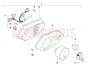 Instrument cluster - BMW Motorrad C1 (0191) 2003