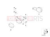 Turn indicator, rear - BMW Motorrad C1 (0191) 2003