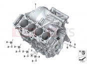 Engine housing - BMW Motorrad S 1000 RR 15 (0D10,0D21) 2016