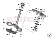 Fork bridge - BMW Motorrad S 1000 RR 15 (0D10,0D21) 2016