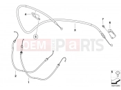 Bowden cables - BMW Motorrad S 1000 RR 15 (0D10,0D21) 2016