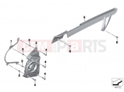 Chain guard - BMW Motorrad S 1000 RR 15 (0D10,0D21) 2016