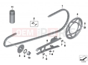 Chain drive - BMW Motorrad S 1000 RR 15 (0D10,0D21) 2016