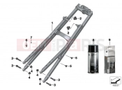 Rear frame - BMW Motorrad S 1000 RR 15 (0D10,0D21) 2016