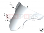 Windshield - BMW Motorrad S 1000 RR 15 (0D10,0D21) 2016
