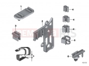 Various cable holders - BMW Motorrad S 1000 RR 15 (0D10,0D21) 2016