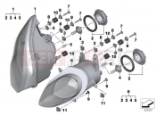 Headlight - BMW Motorrad S 1000 RR 15 (0D10,0D21) 2016