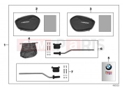 Saddle bag - BMW Motorrad S 1000 RR 15 (0D10,0D21) 2016
