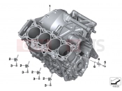 Engine housing - BMW Motorrad S 1000 XR (0D03, 0D13) 2016