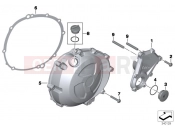 Engine housing cover, right - BMW Motorrad S 1000 XR (0D03, 0D13) 2016