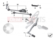 Shift lever - BMW Motorrad S 1000 XR (0D03, 0D13) 2016