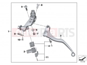 Clutch control assembly fitting - BMW Motorrad S 1000 XR (0D03, 0D13) 2016