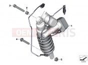Spring strut, ESA, rear - BMW Motorrad S 1000 XR (0D03, 0D13) 2016
