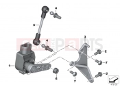 Level sensor, rear - BMW Motorrad S 1000 XR (0D03, 0D13) 2016